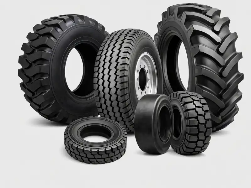 Almacén de South Tires Solutions con amplio stock de llantas industriales